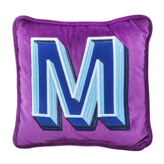 Monogram M Pillow by Ashland&#xAE;